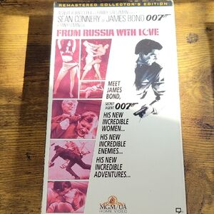 From Russia with Love VHS Tape